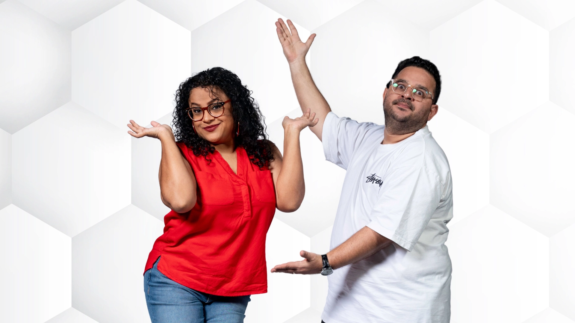 Dom & Shey, hosts of The Morning Fix