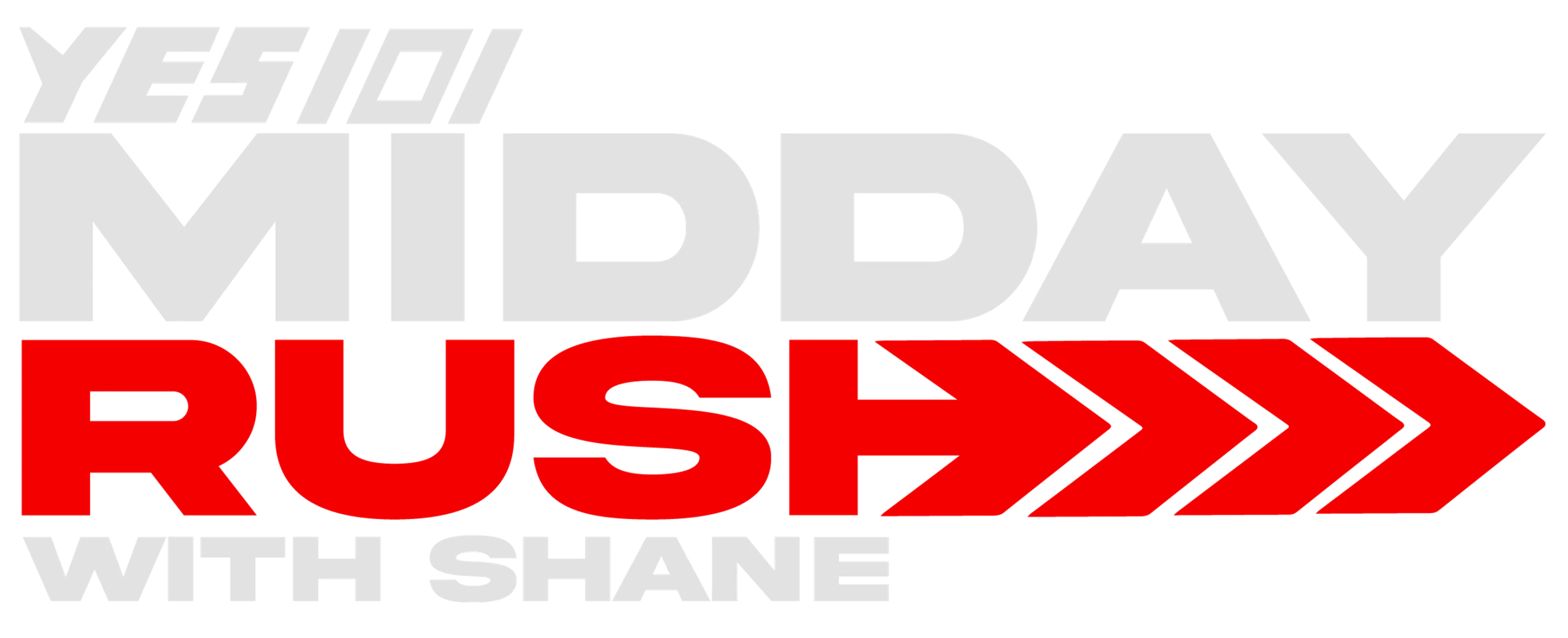 1pm to 4pm - Midday Rush with Shane